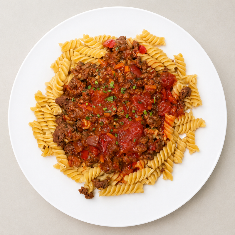 Protein Spiral Bolognese - MealsByAgileX